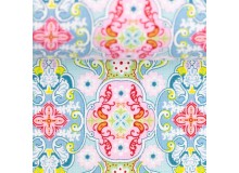 Baumwolle - Julia Ornamente türkis